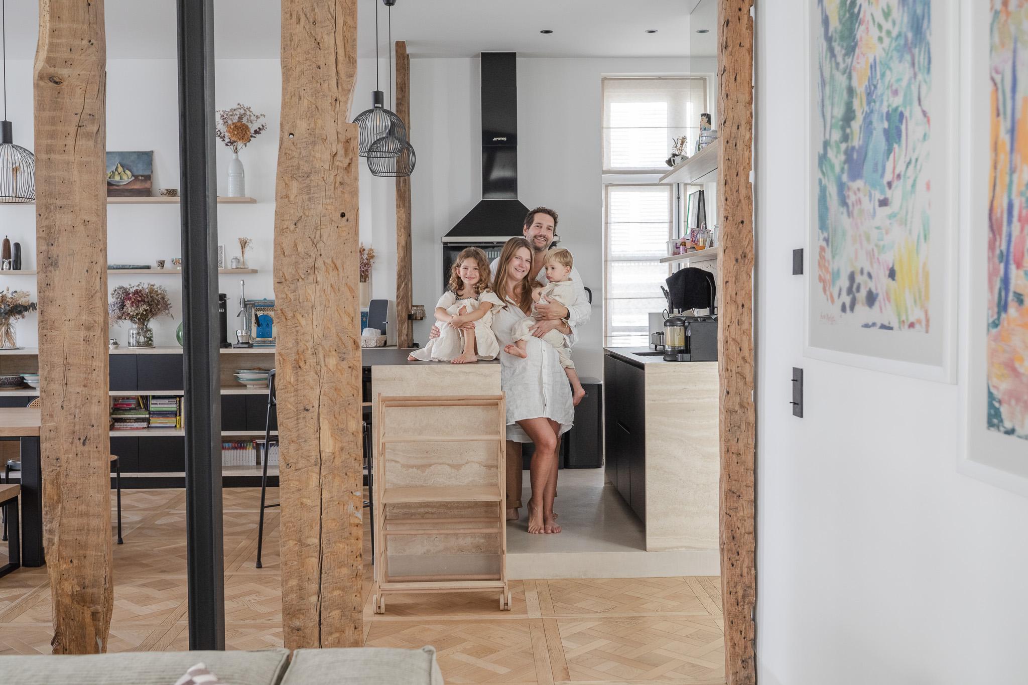 séance photo de famille à domicile sur Paris